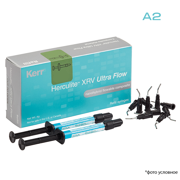 Геркулайт XRV Ультра Флоу / Herculite XRV Ultra Flow A2 2г 2шт 35408 купить