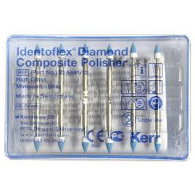 Полиры д/композитов алмазные / Indentoflex Diamond Composite Polishers острый кончик 12шт ID5691/12 купить