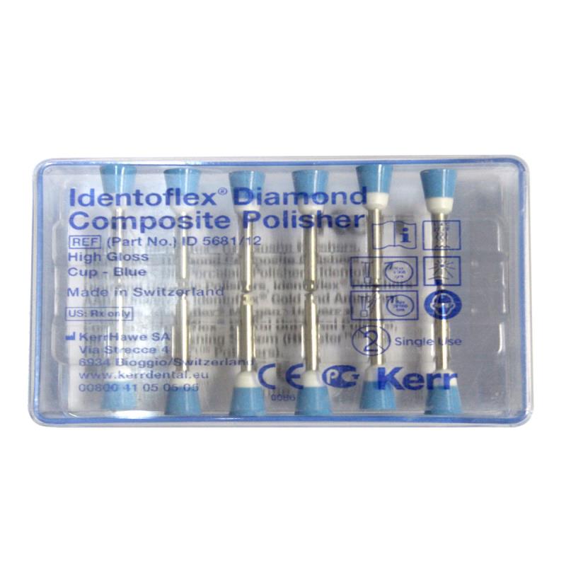 Полиры д/композитов алмазные / Indentoflex Diamond Composite Polishers чашечка 12шт ID5681/12 купить