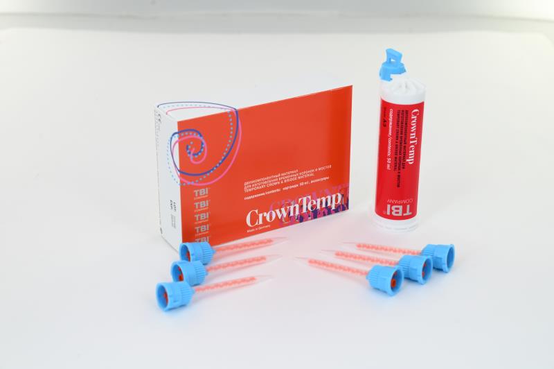 Картинка КроунТемп / CrownTemp картридж АутоМикс A1 50мл (76 гр) двухкомп д/изгот временных коронок и мостов TBI-316-10 (старый арт. TBI-316-07) 0 из 1 