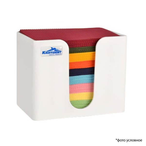 Диспенсер для салфеток нагрудных белый Кристи купить