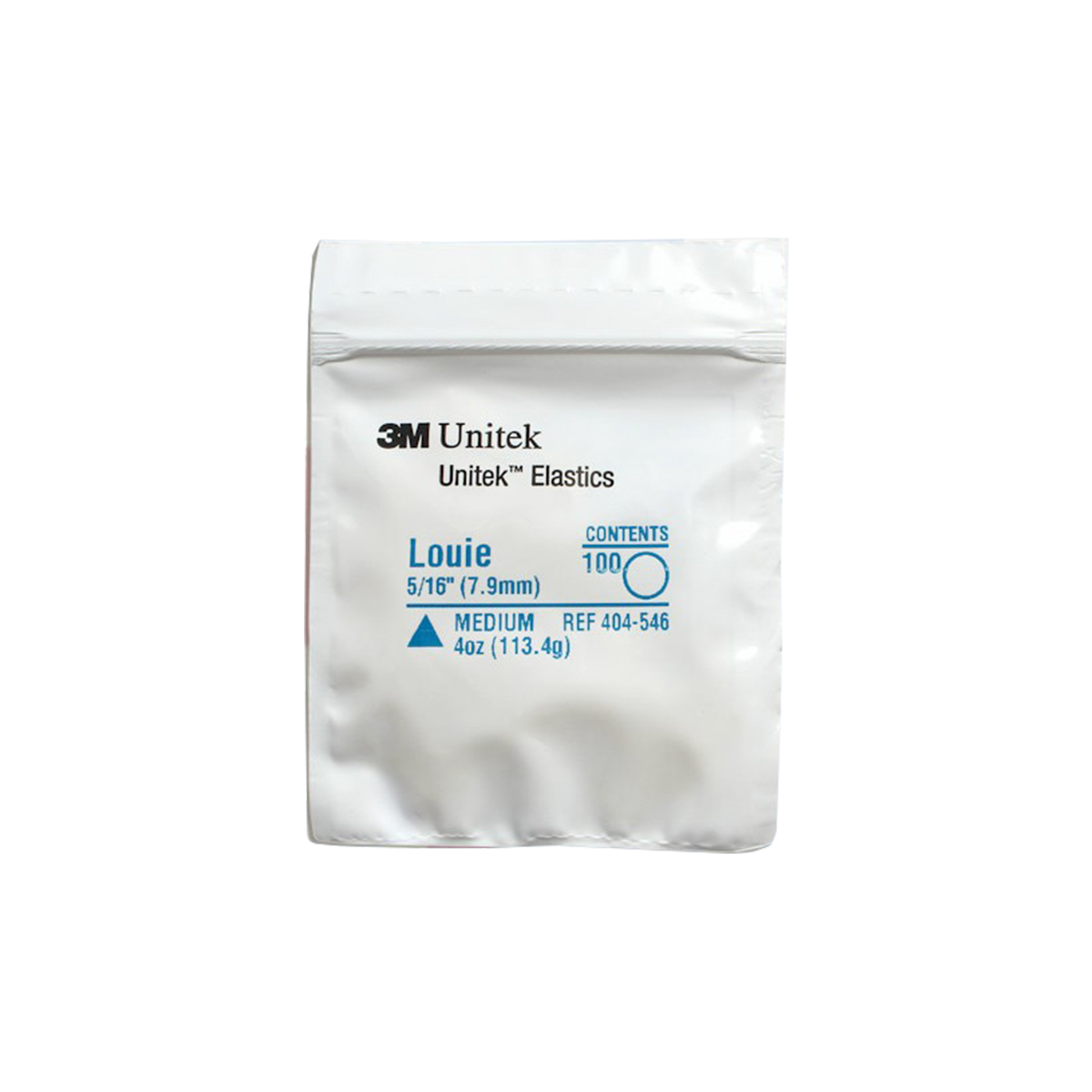 Кольцо эластичное Луи 113,4гр 7,9мм / Latex Elastics LOUIE 4oz 5/16" Medium 100шт 404-546 купить